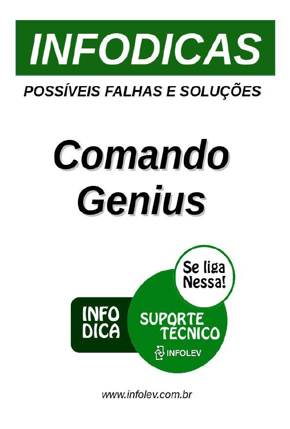 [Infodica - Falhas e possíveis soluções Comandos Genius]